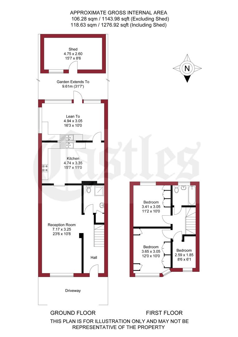 247, Ordnance Road, Enfield floorplan