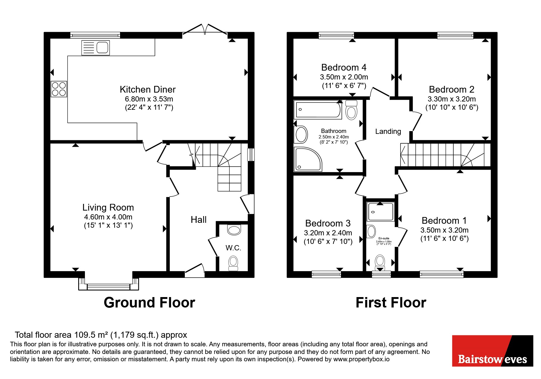 10, The Harrier, Hucknall floorplan