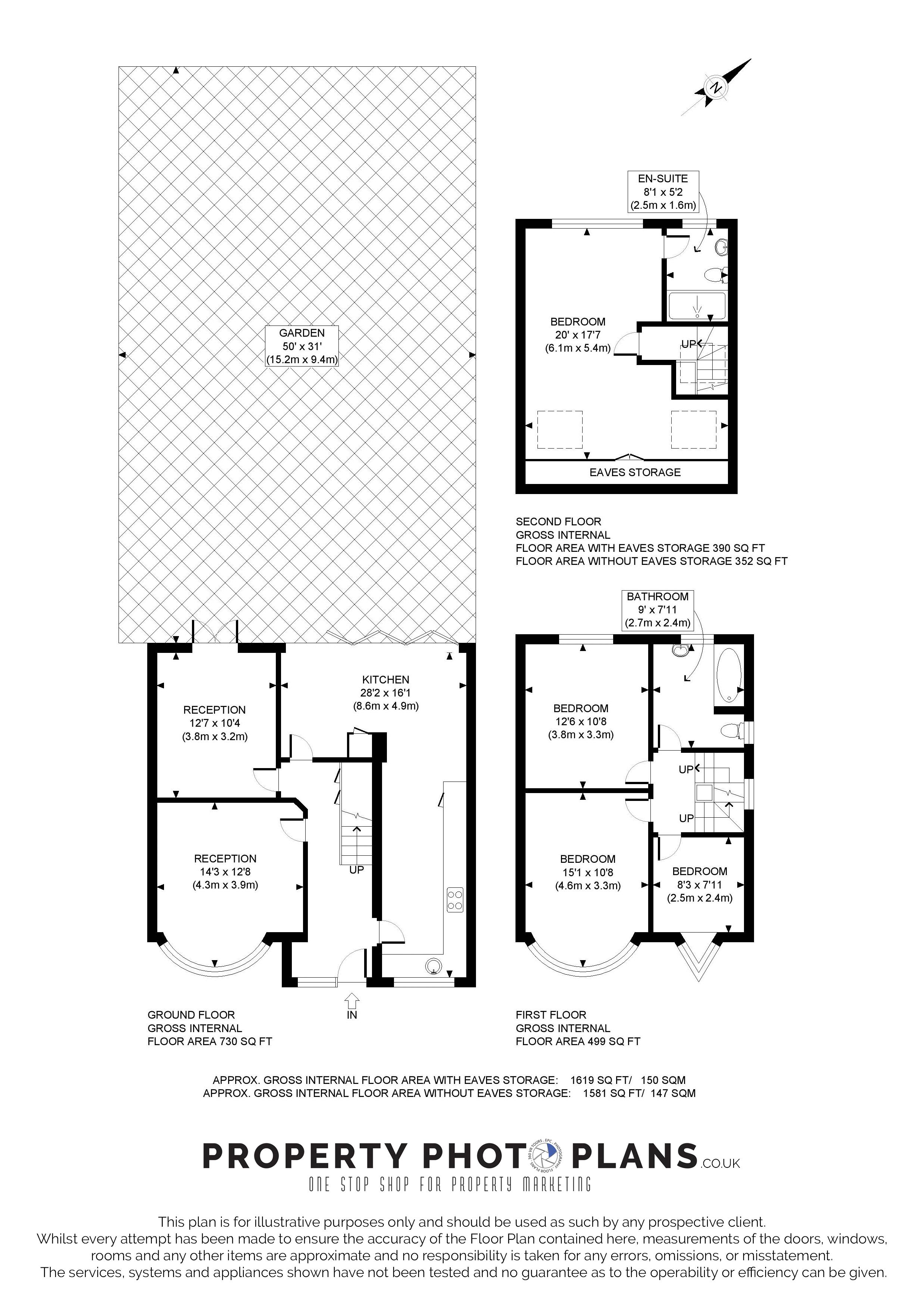 23, Elm Close, Harrow floorplan