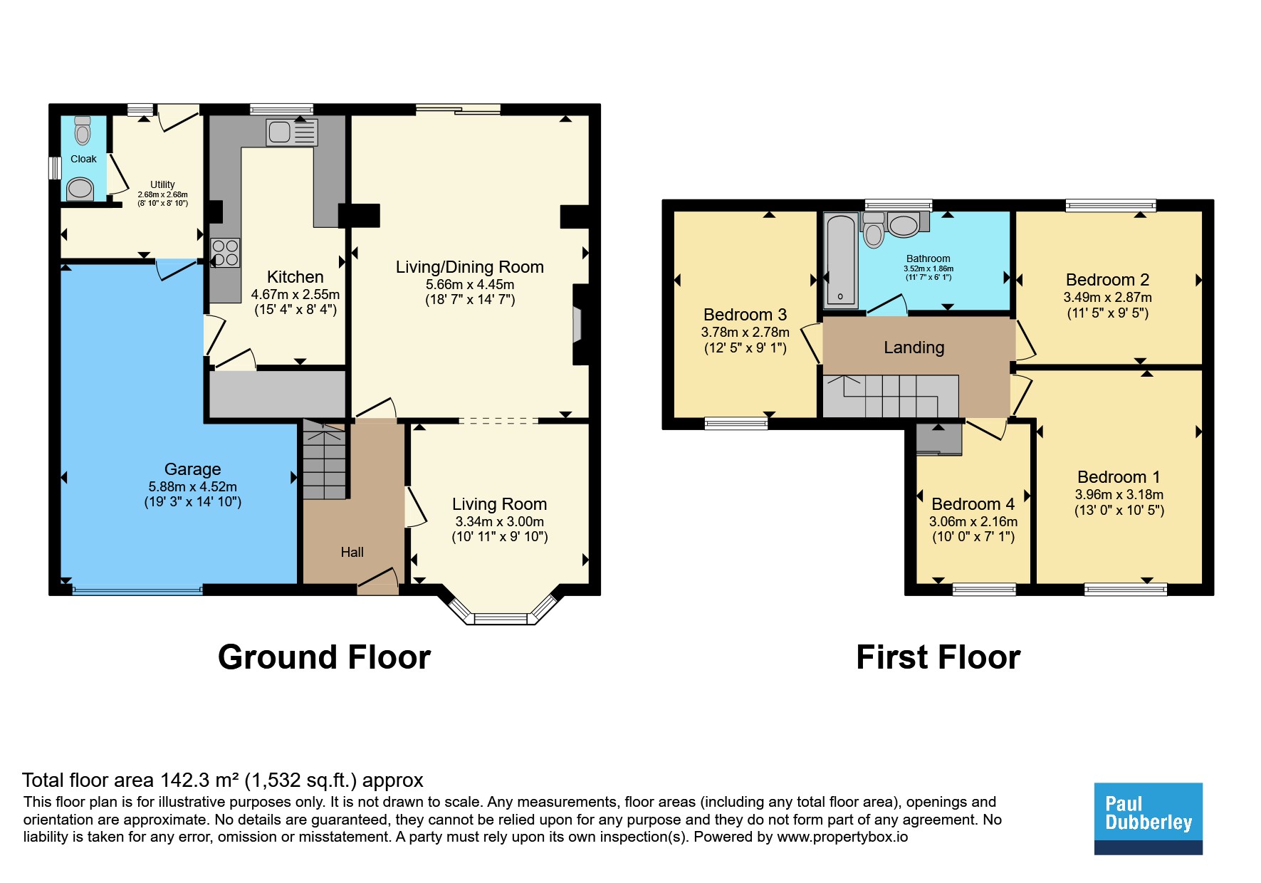 8, Cairn Drive, Walsall floorplan