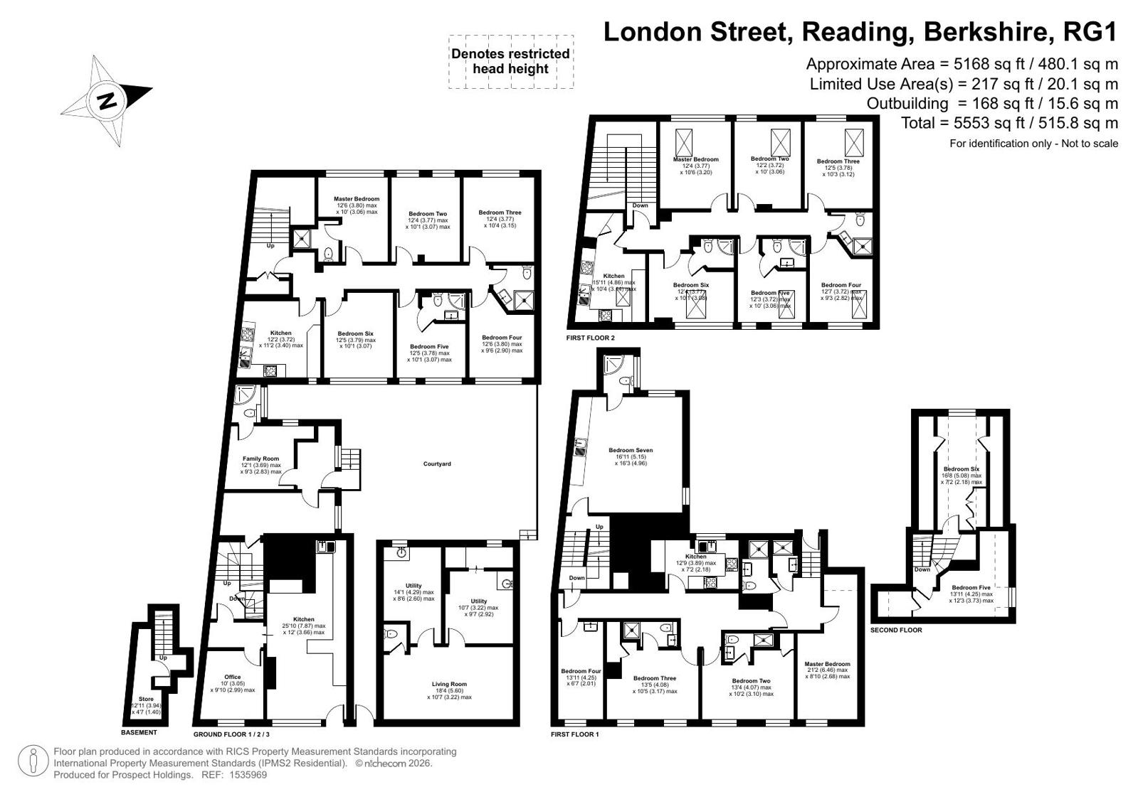 London Street, Reading floorplan
