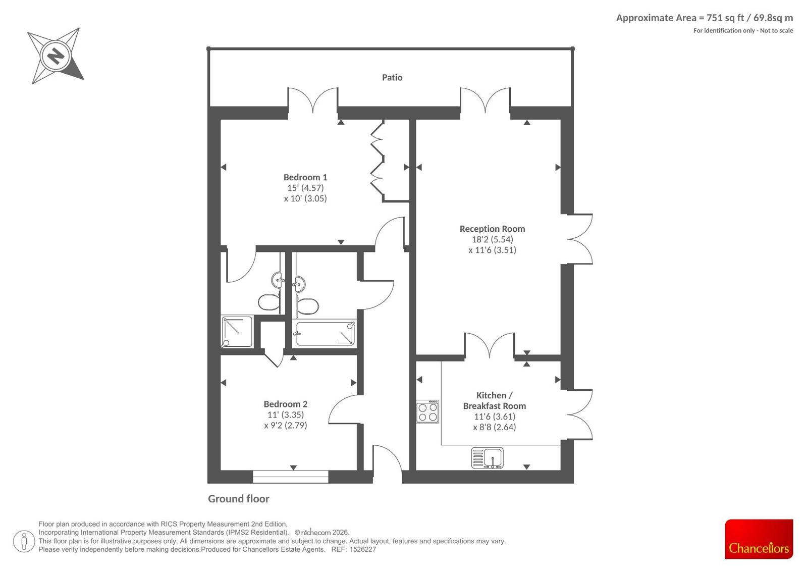 Flat 7, 30, Brasenose Driftway, Oxfordshire floorplan