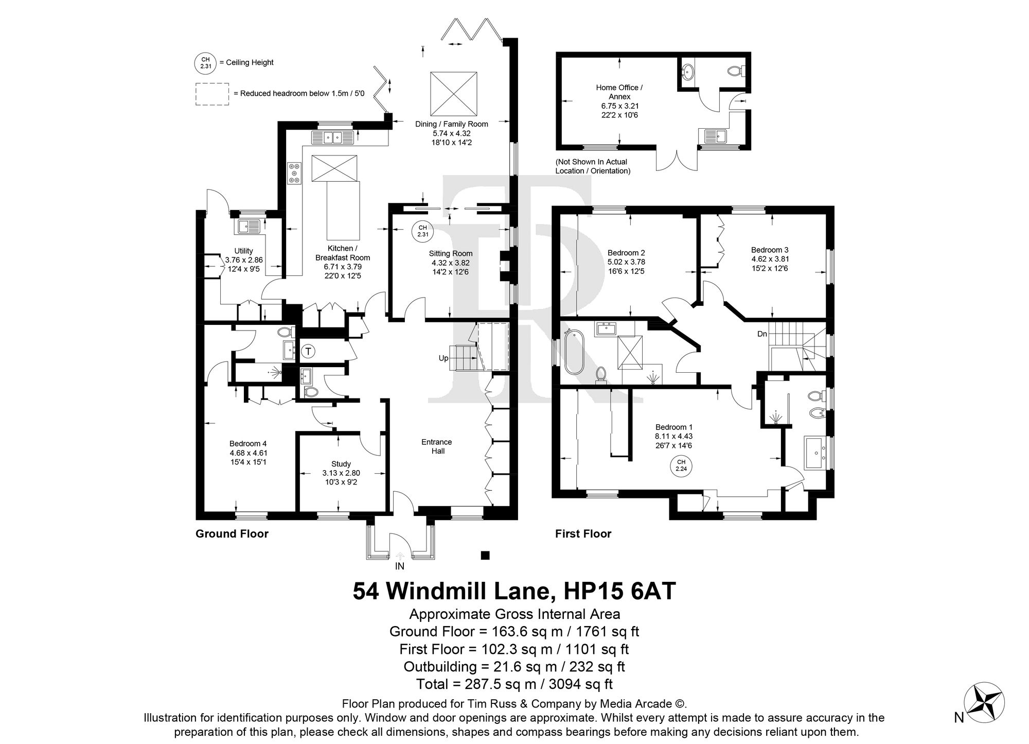 54 Windmill Lane, High Wycombe floorplan