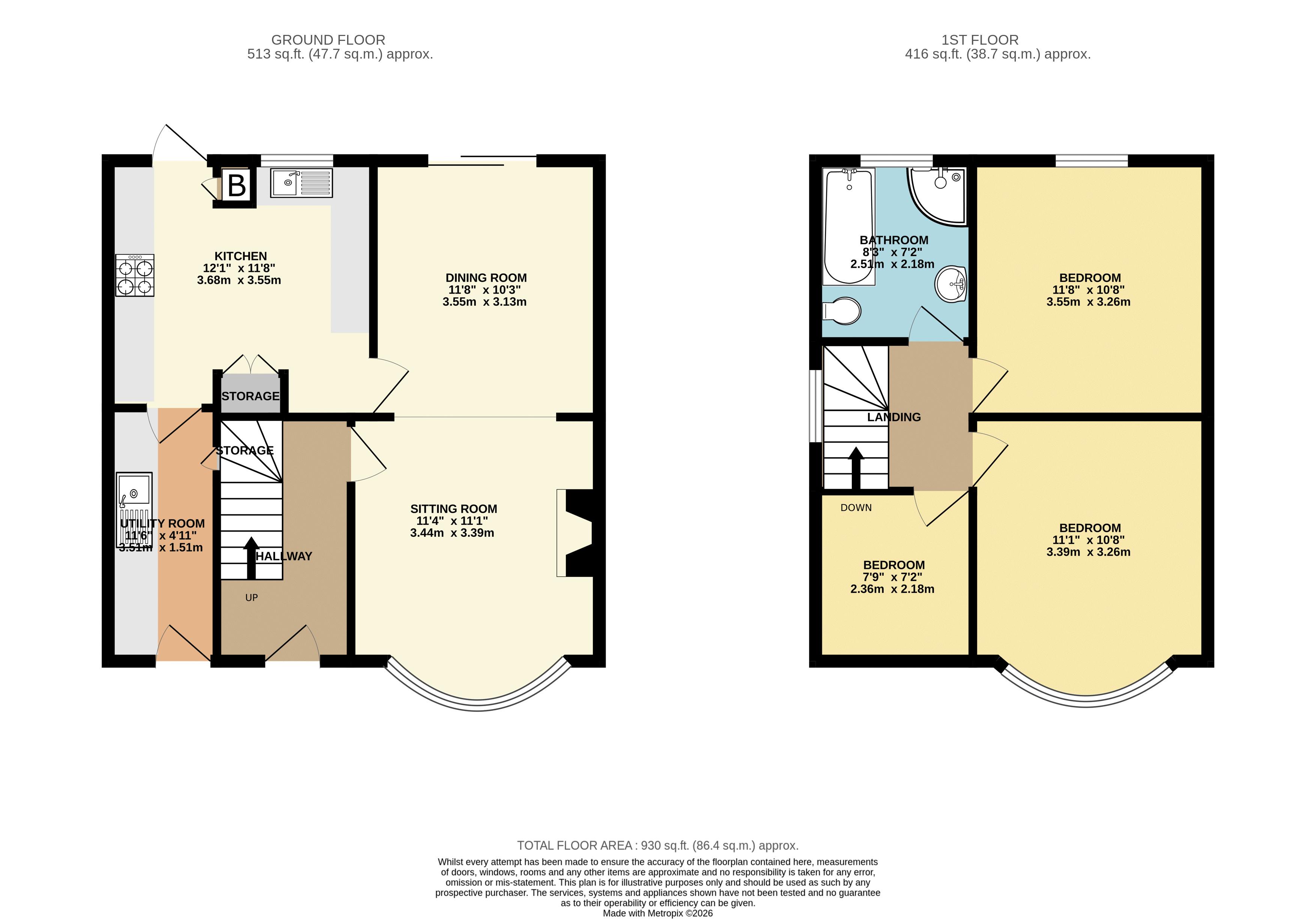 Moreland Avenue, Hereford floorplan