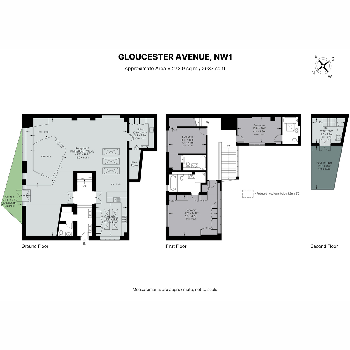 Flat 5, 136, Gloucester Avenue, London floorplan