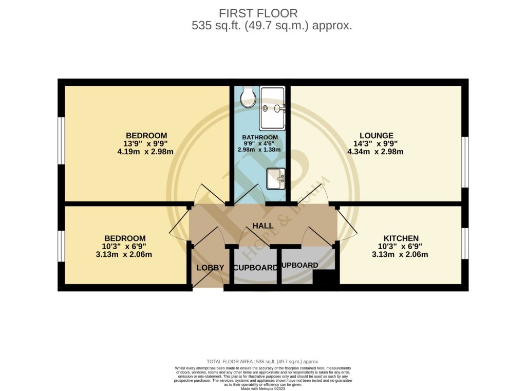 6, Howards Court, Whitby floorplan