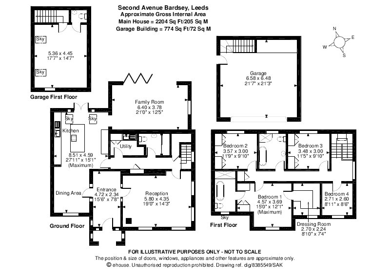 4 Bedrooms Detached house for sale in Silver Birches, Second Avenue, Bardsey, Leeds, West Yorkshire LS17