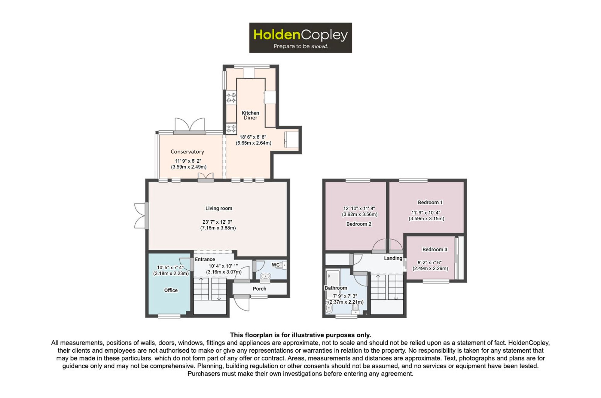 9 Grainger Avenue, Nottingham floorplan