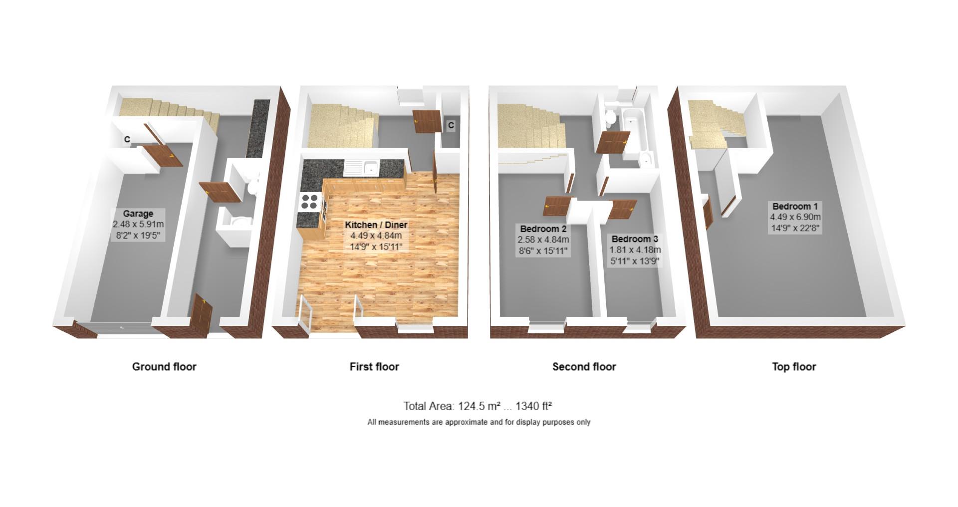 3, Carrholme Court, Halifax floorplan