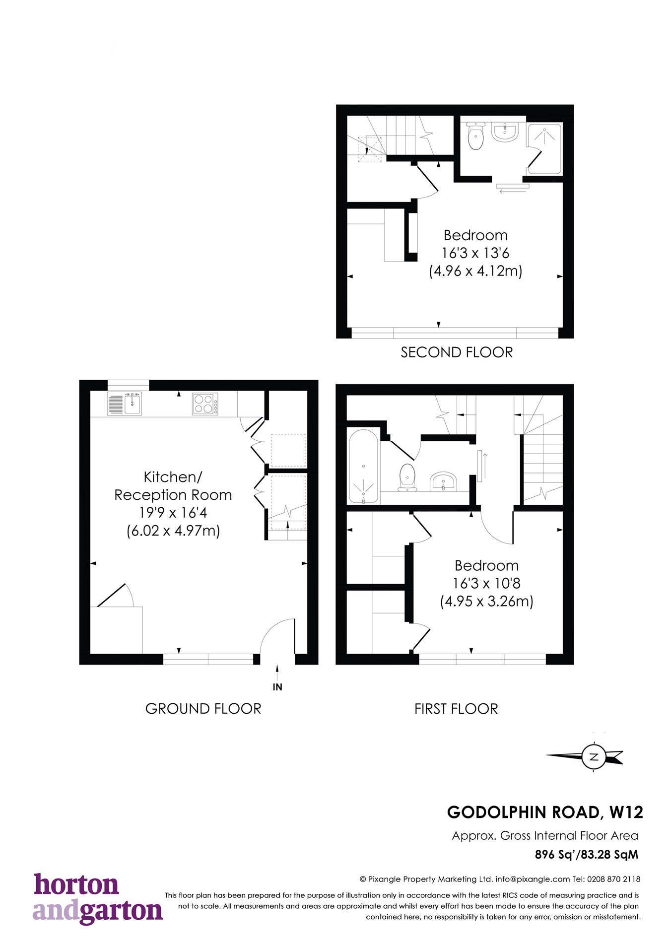Godolphin Road, Shepherd's Bush, London W12, 2 bedroom terraced house