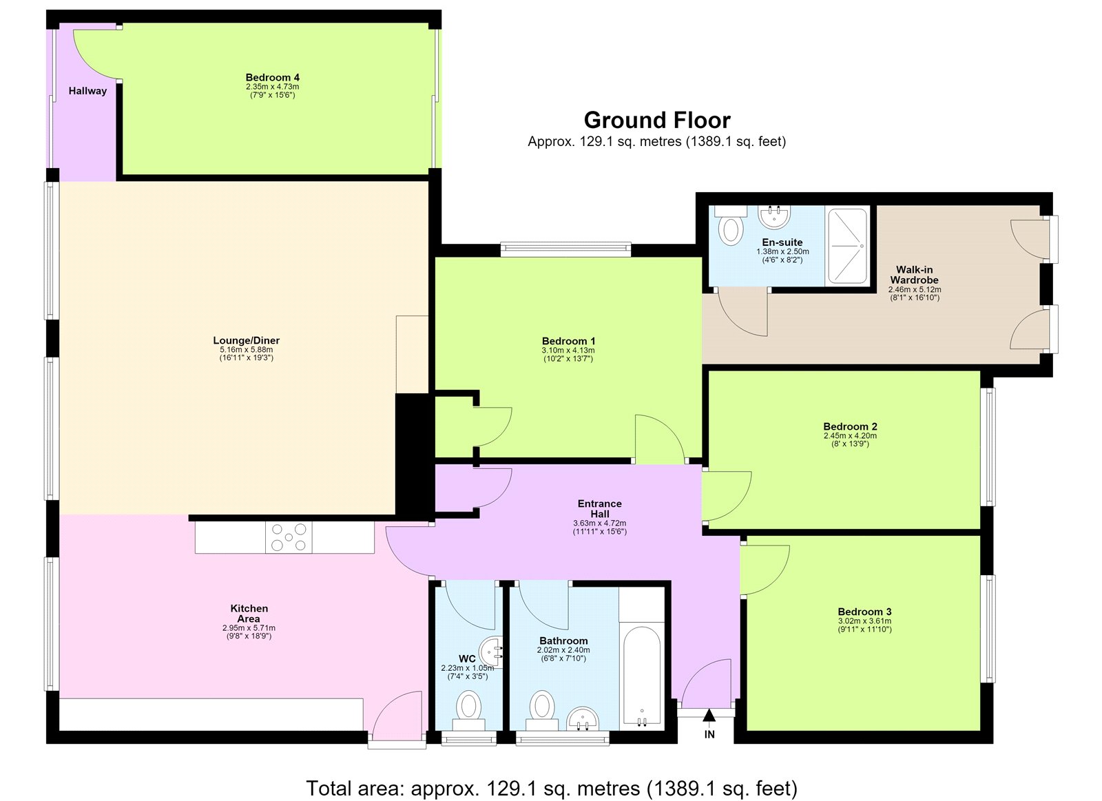 3, The Warren, Buckinghamshire floorplan
