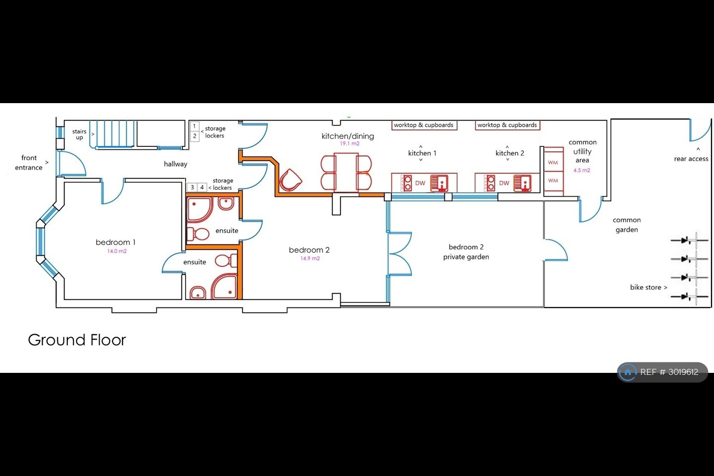 Montague Rd, Portsmouth floorplan