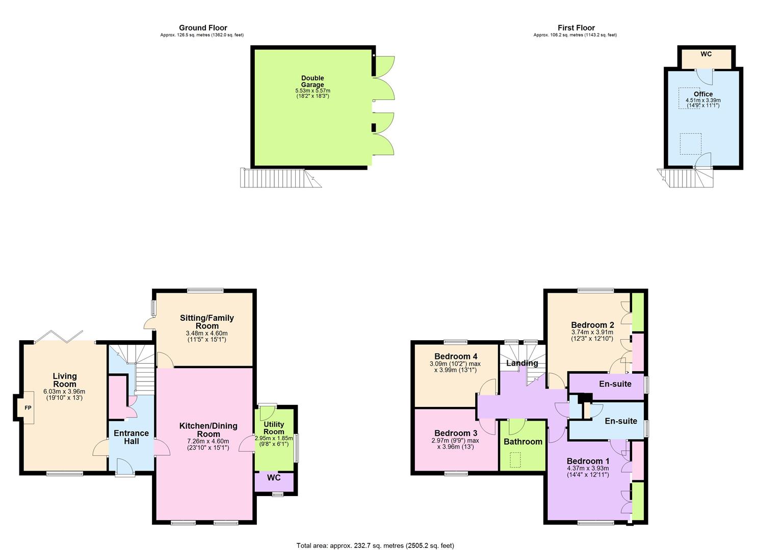 1, Barley Close, Woodseaves Road, Hereford floorplan