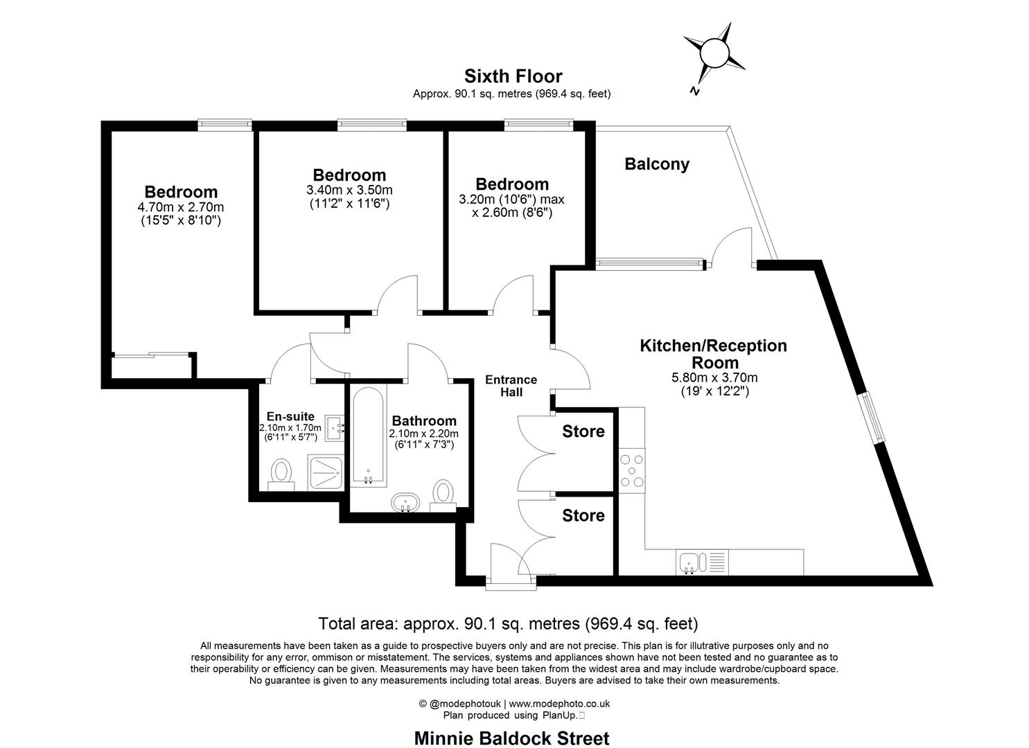 Flat 21, Charles Darwin, 17, Minnie Baldock Street, Canning Town floorplan