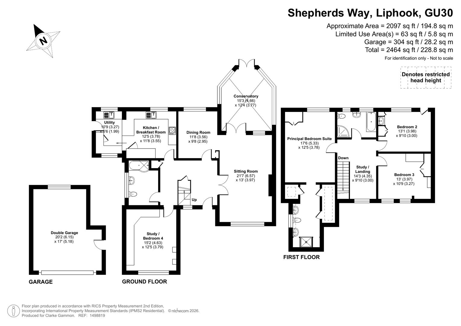 47, Shepherds Way, Liphook floorplan