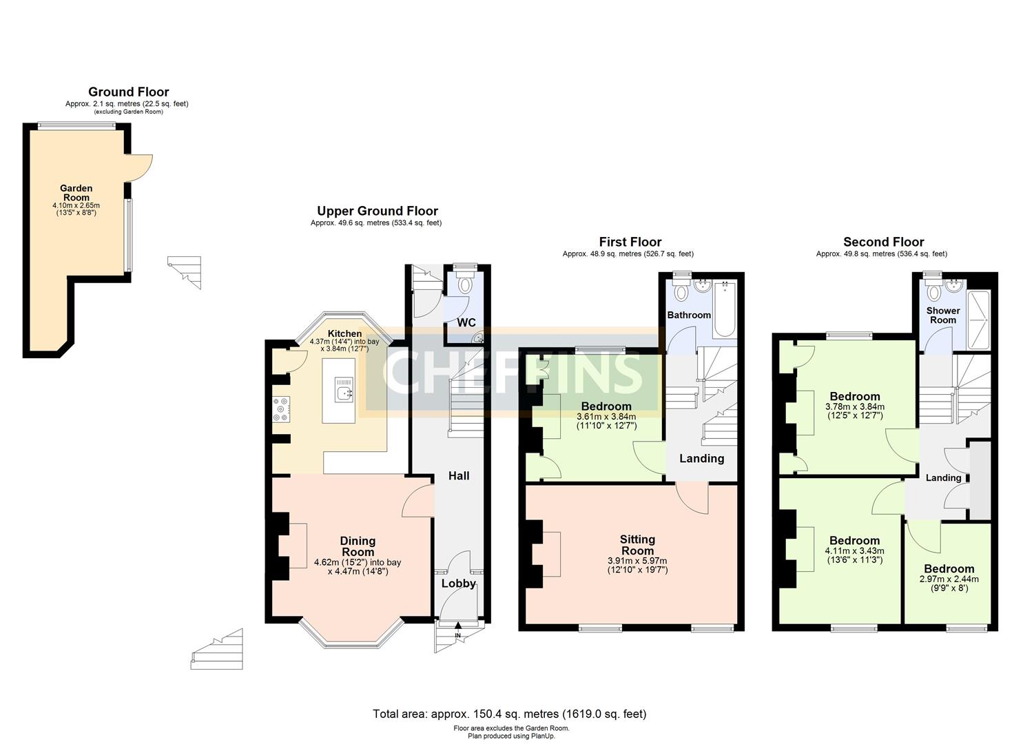 54, Warkworth Terrace, Cambridge floorplan