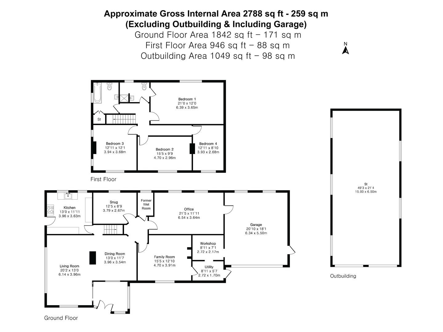 Brook Farm, Steventon End, Ashdon floorplan