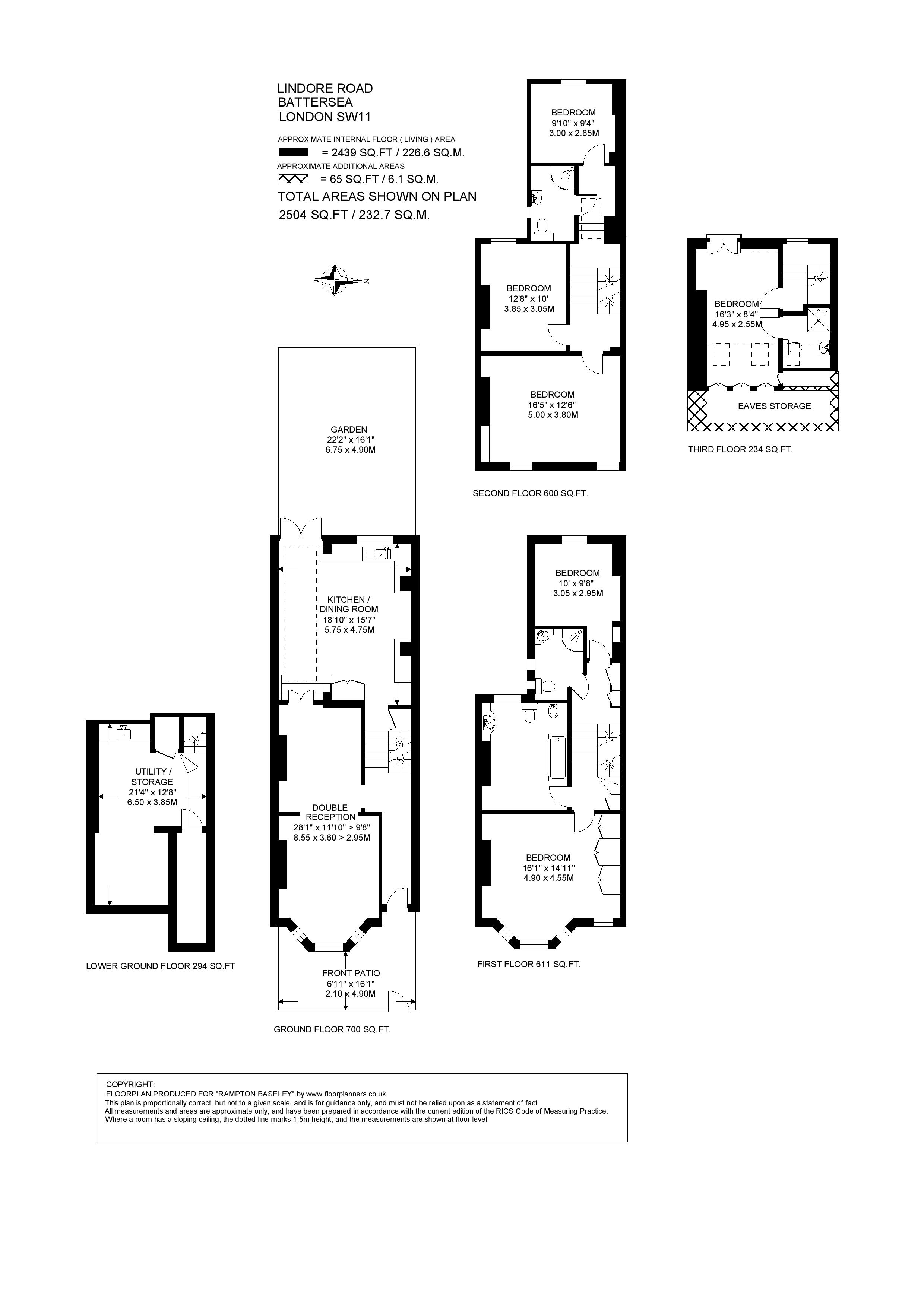 22, Lindore Road, London floorplan