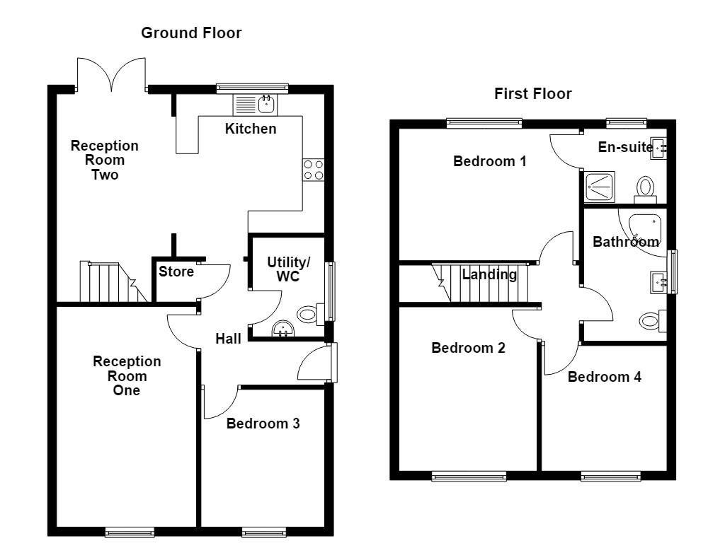 43, Moss Bank Road, Manchester floorplan