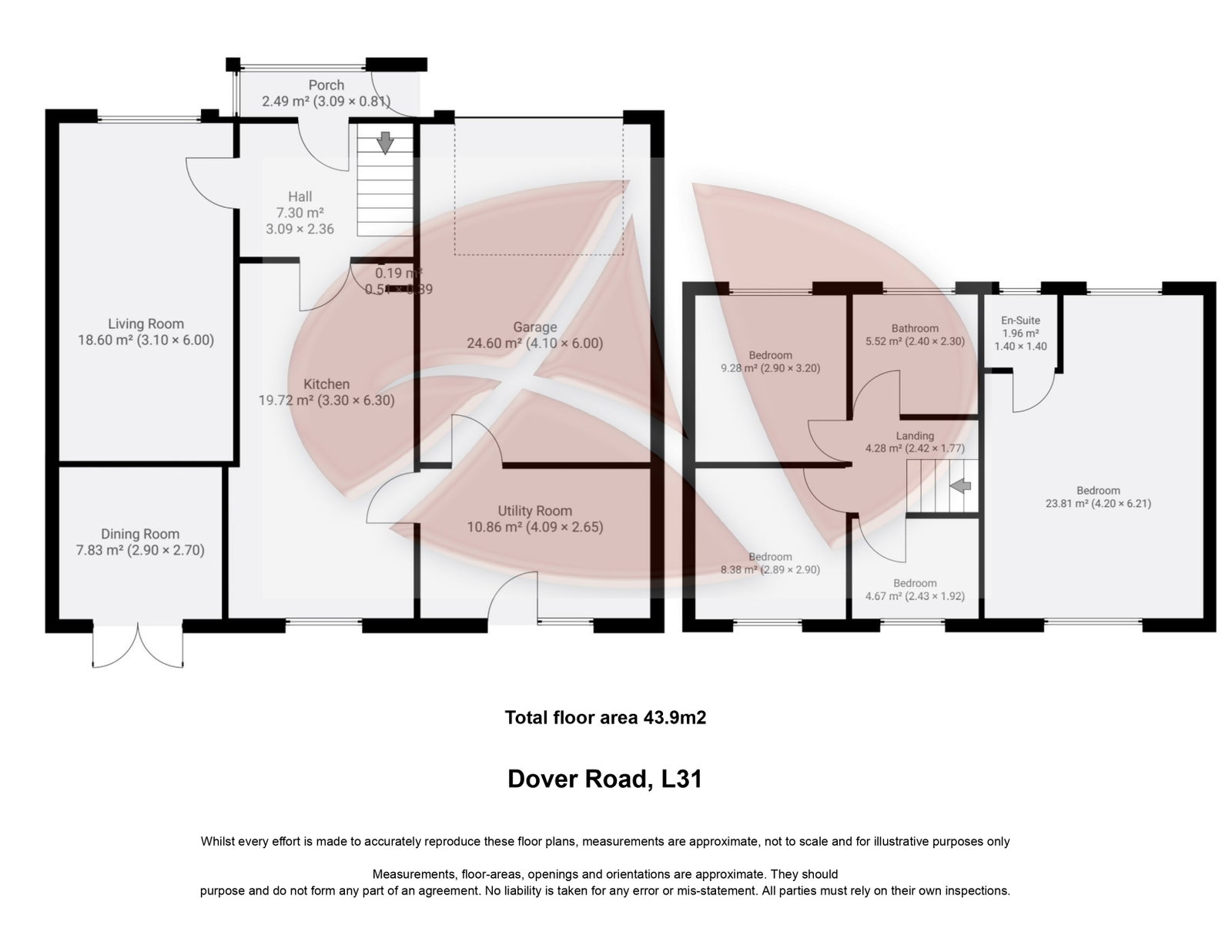 8, Dover Road, Maghull floorplan