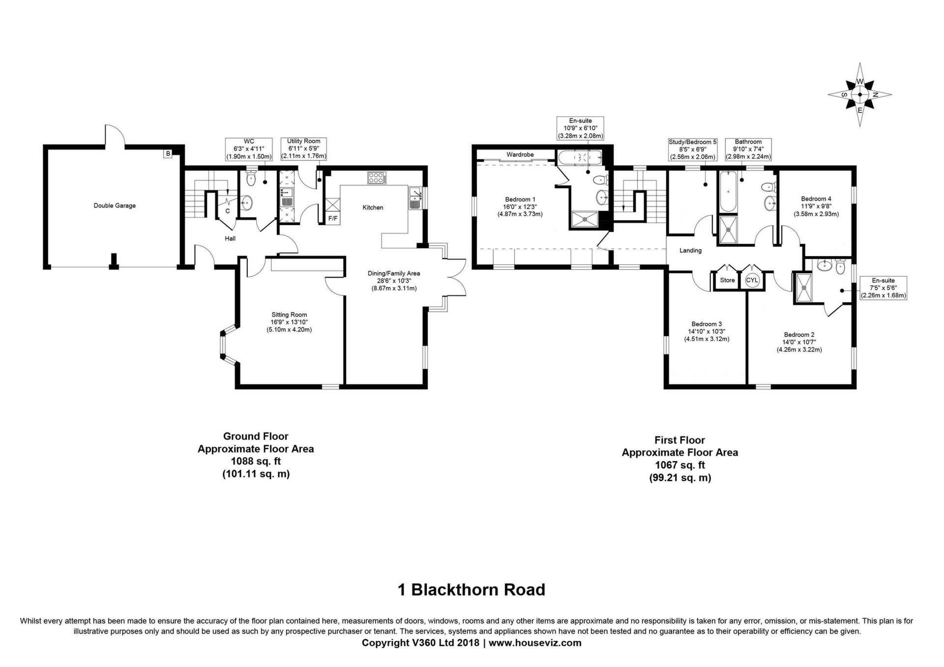 5 Bedrooms Detached house for sale in Blackthorn Road, Tenbury Wells WR15