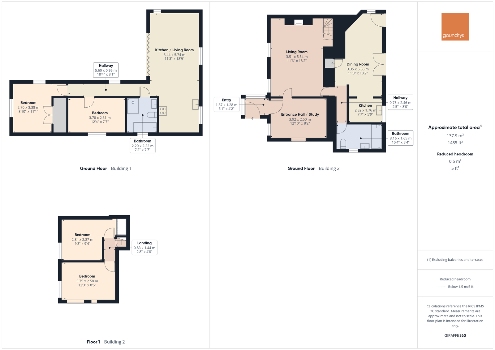 2Treskerby Cottages,Fluffy Pause, Redruth floorplan