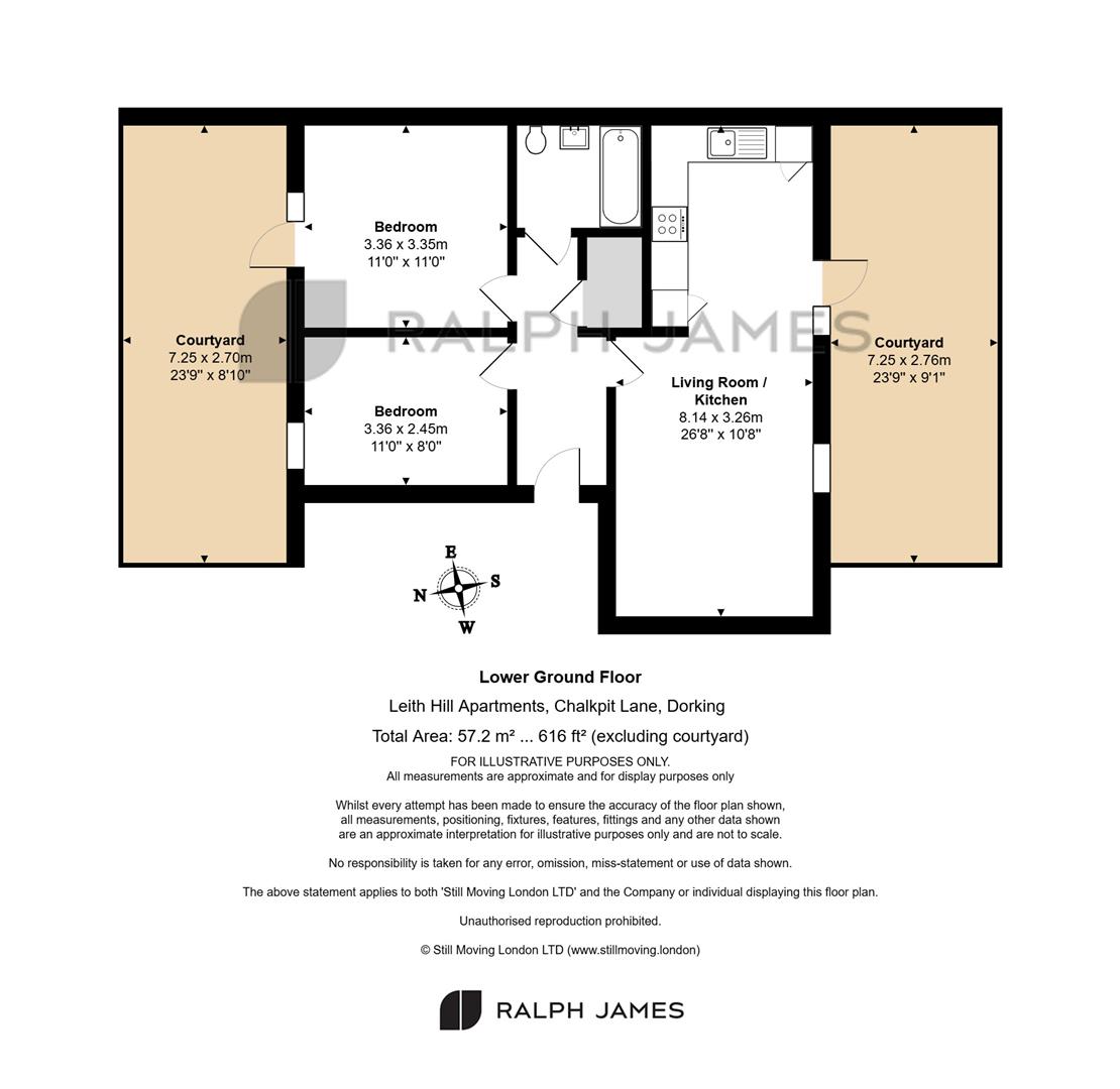 24, Leith Hill Apartments, Chalkpit Lane, Dorking floorplan