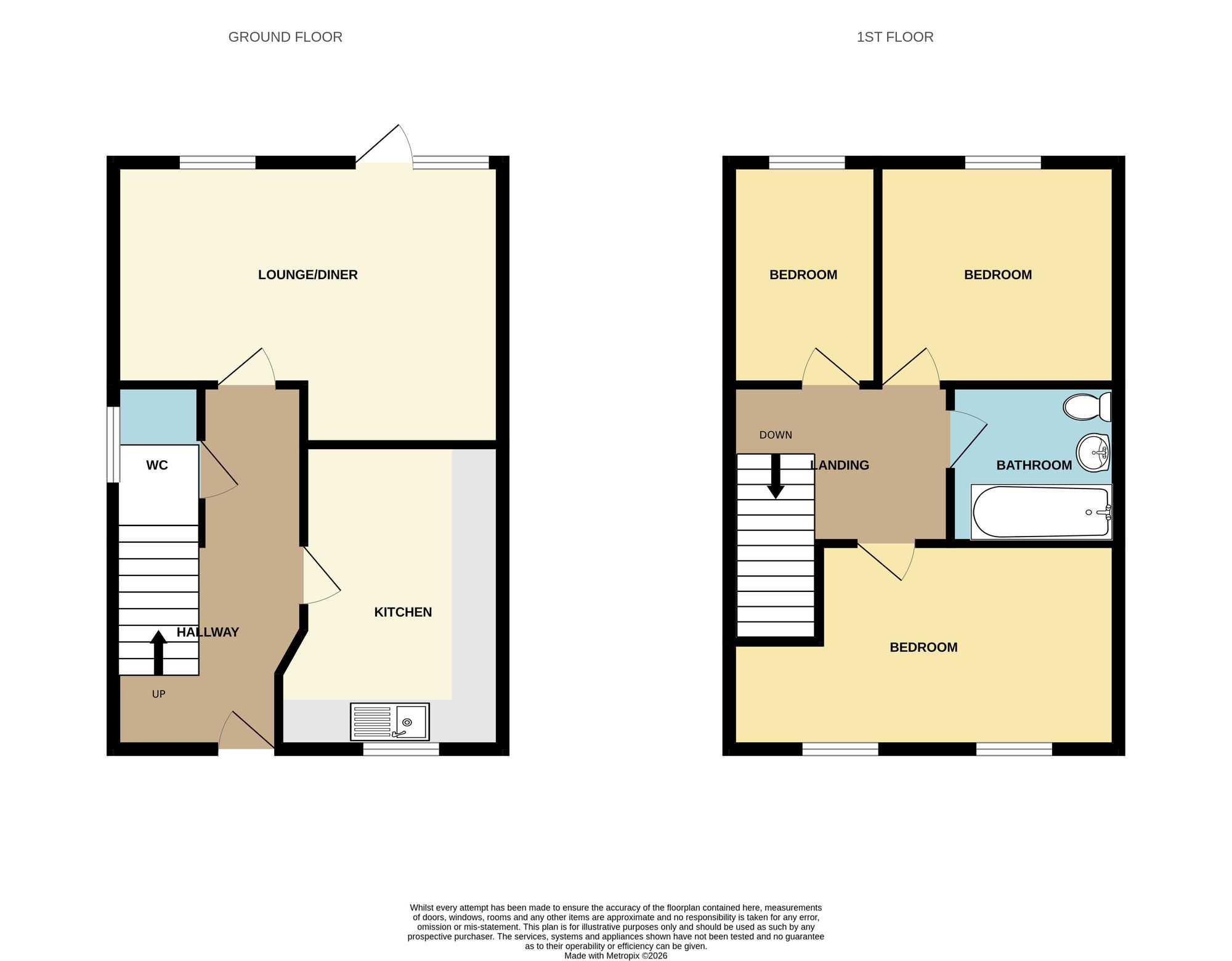 35 The Savannahs, Telford floorplan