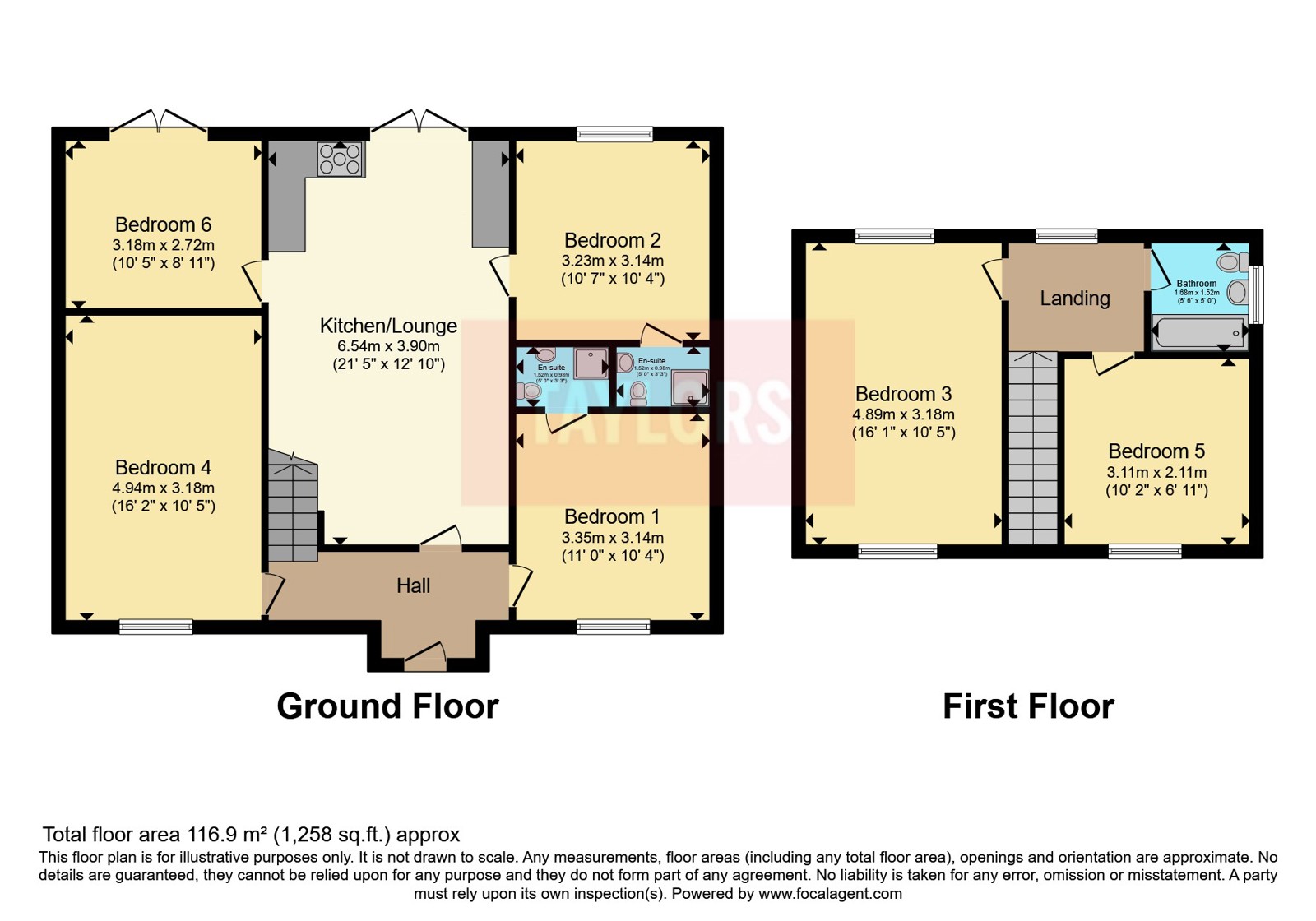 62, Chalcombe Avenue, Northamptonshire floorplan