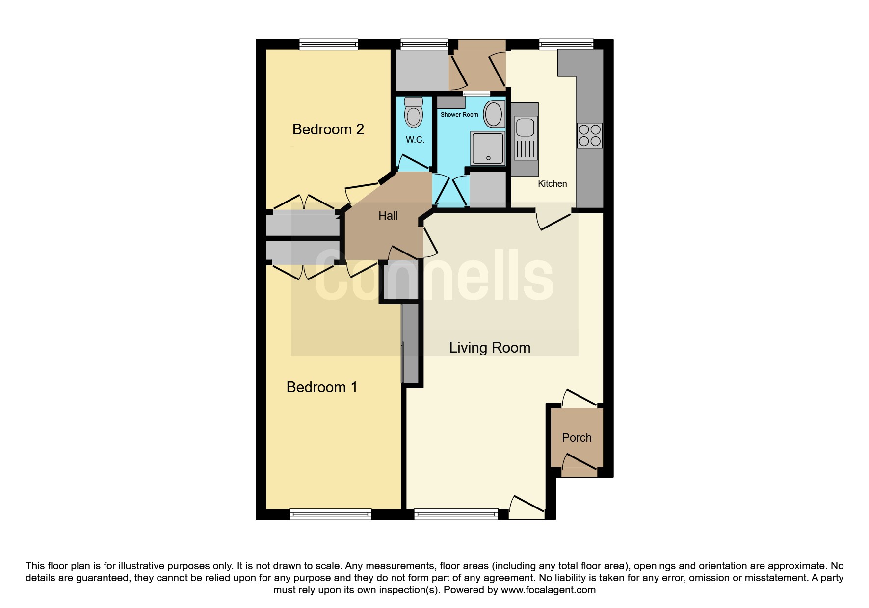 Flat 5, Elm Court, Westwood Road, Southampton floorplan