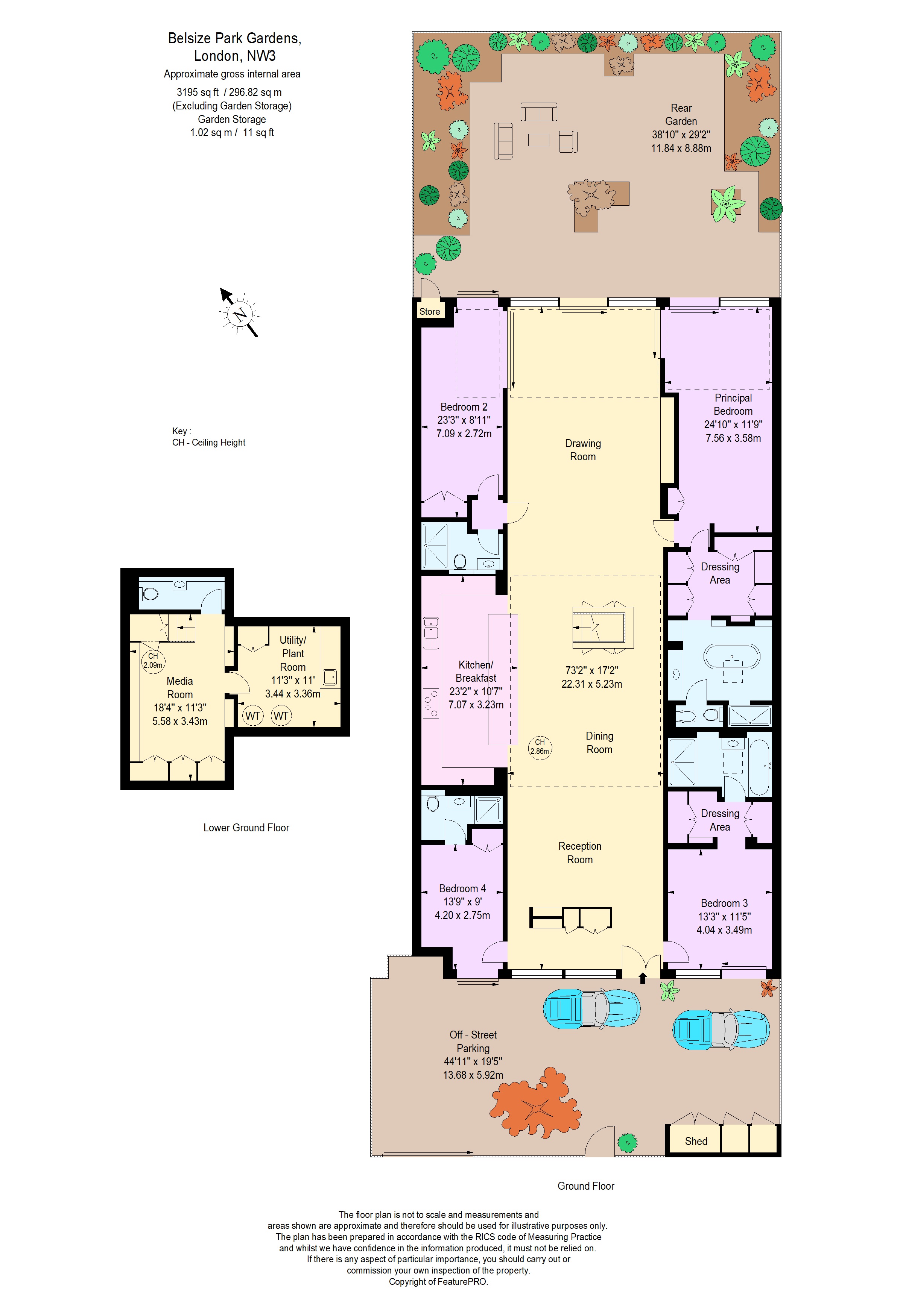 2D, Belsize Park Gardens, London floorplan