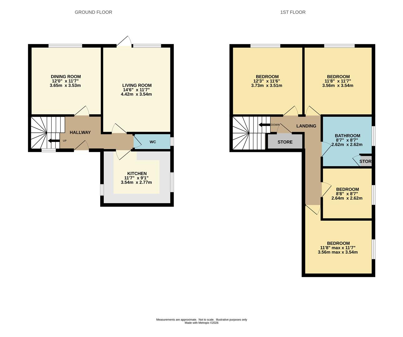 18, Budworth Walk, Wilmslow floorplan