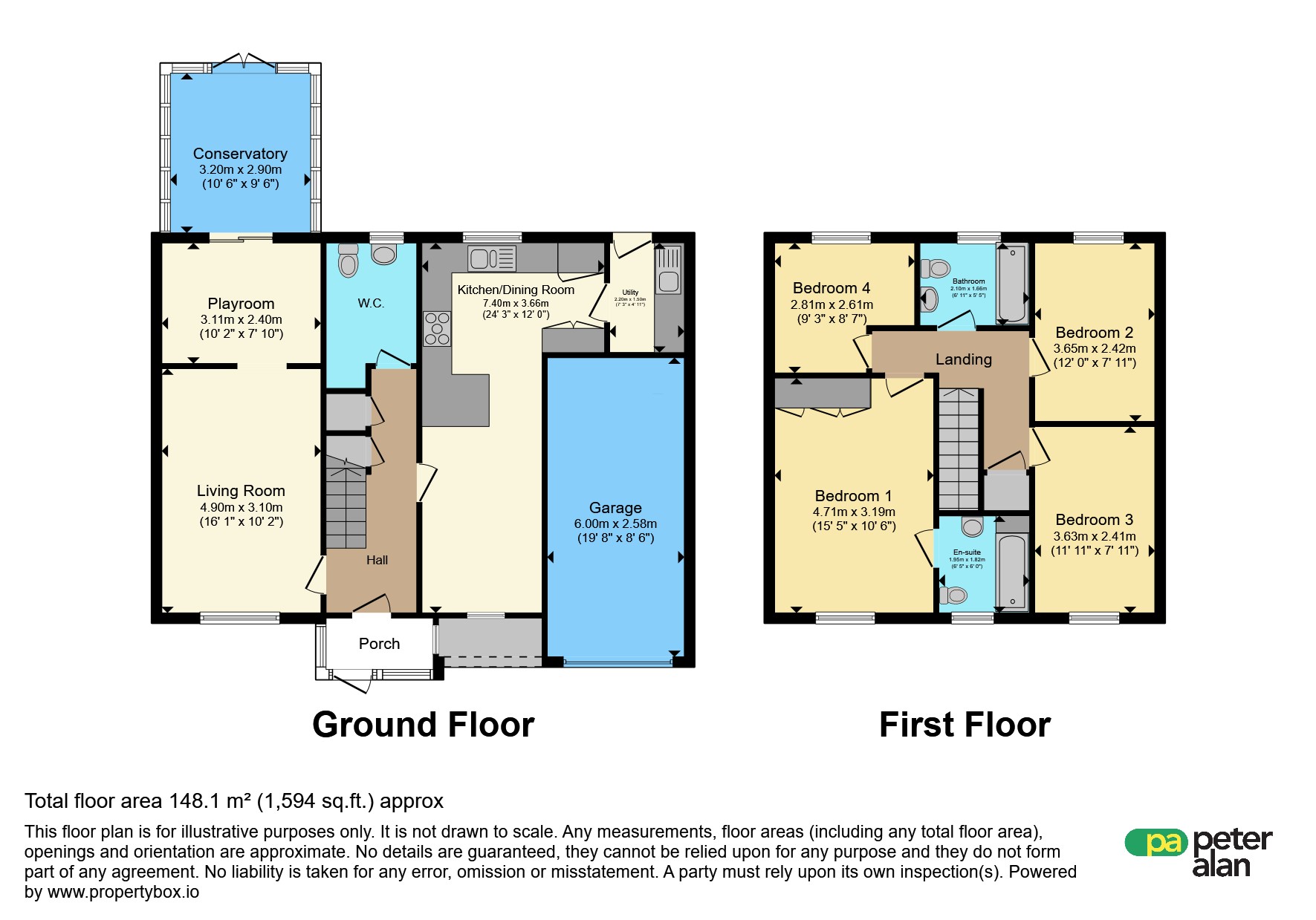 16, Georgetown Villas, Merthyr Tydfil floorplan