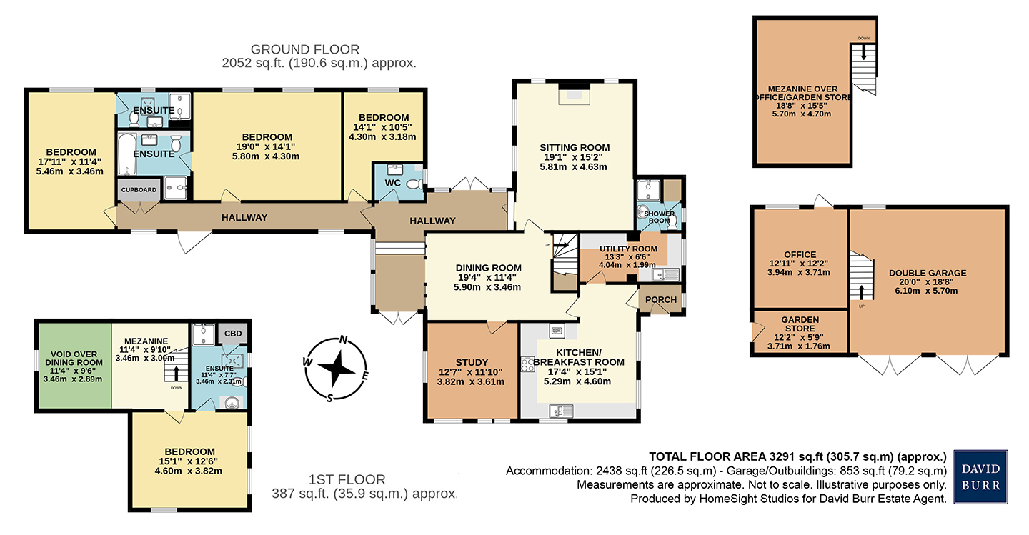 Hill Farm Barn, Ashfield Road, Bury St. Edmunds floorplan