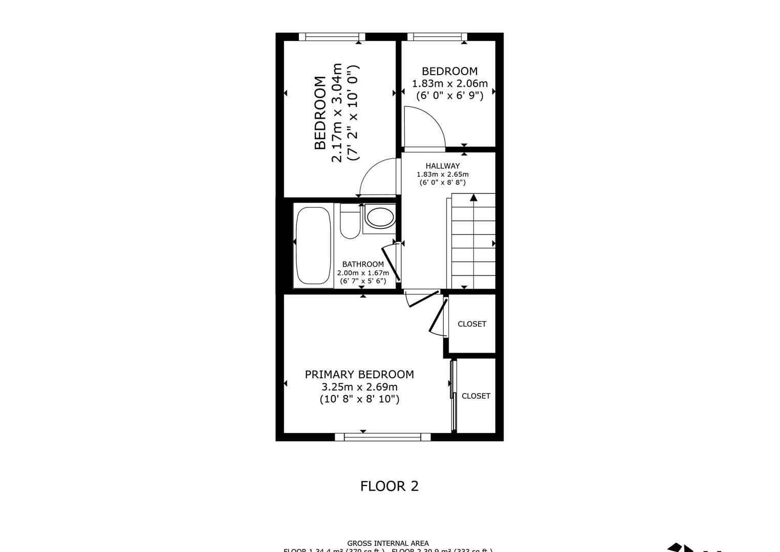 24, Steel Place, Wishaw floorplan