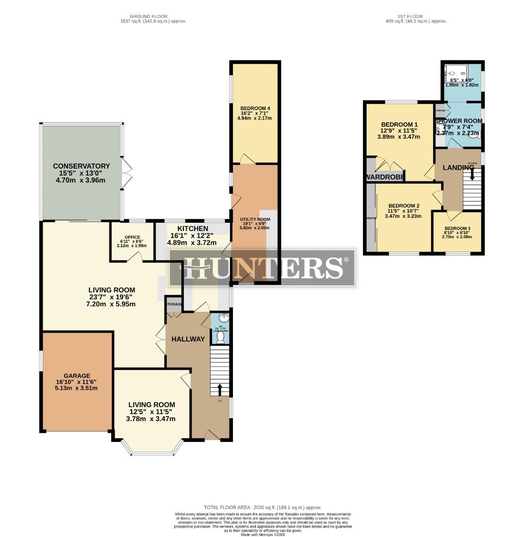 3, Glanville Avenue, Scunthorpe floorplan
