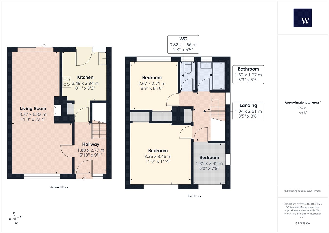 Leigh Orchard Close, London floorplan