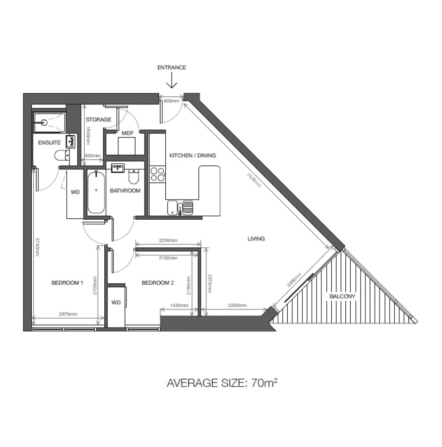 002, UNCLE Elephant & Castle, London floorplan