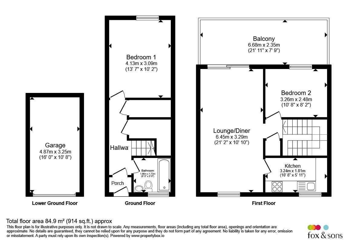 43, Jackson Close, Plymouth floorplan