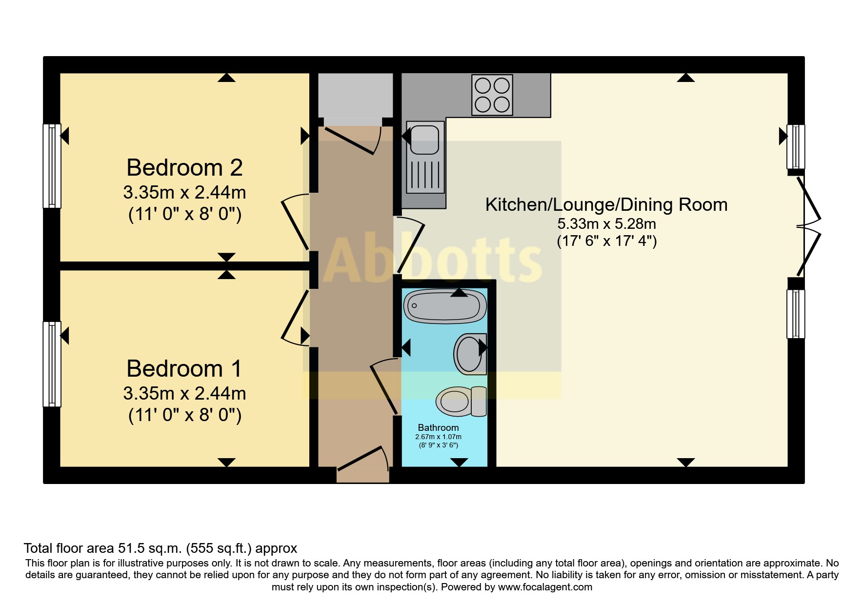 3 Isabella Court,, Fairfield Road, Norfolk floorplan