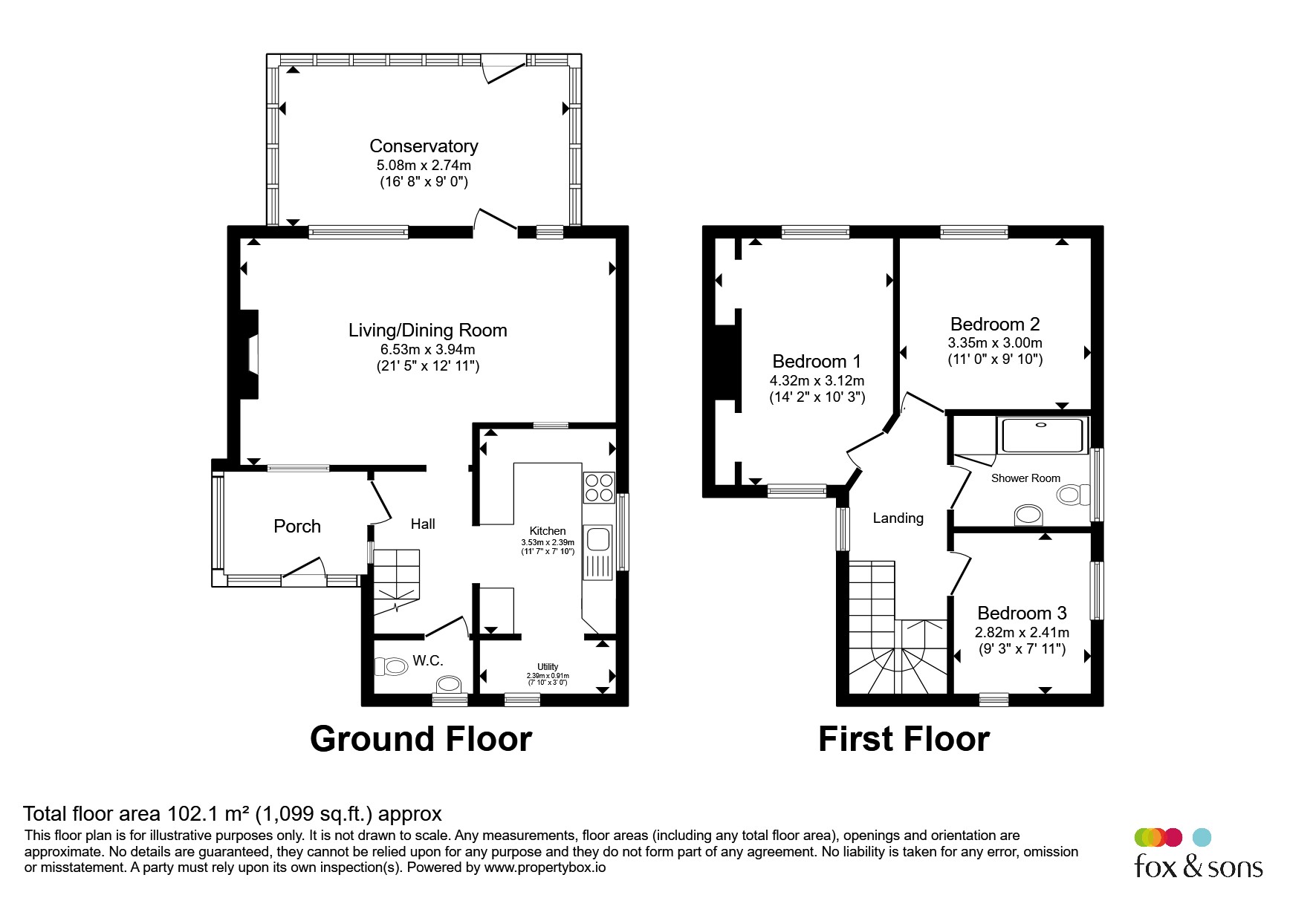21, Battle Crescent, Hailsham floorplan