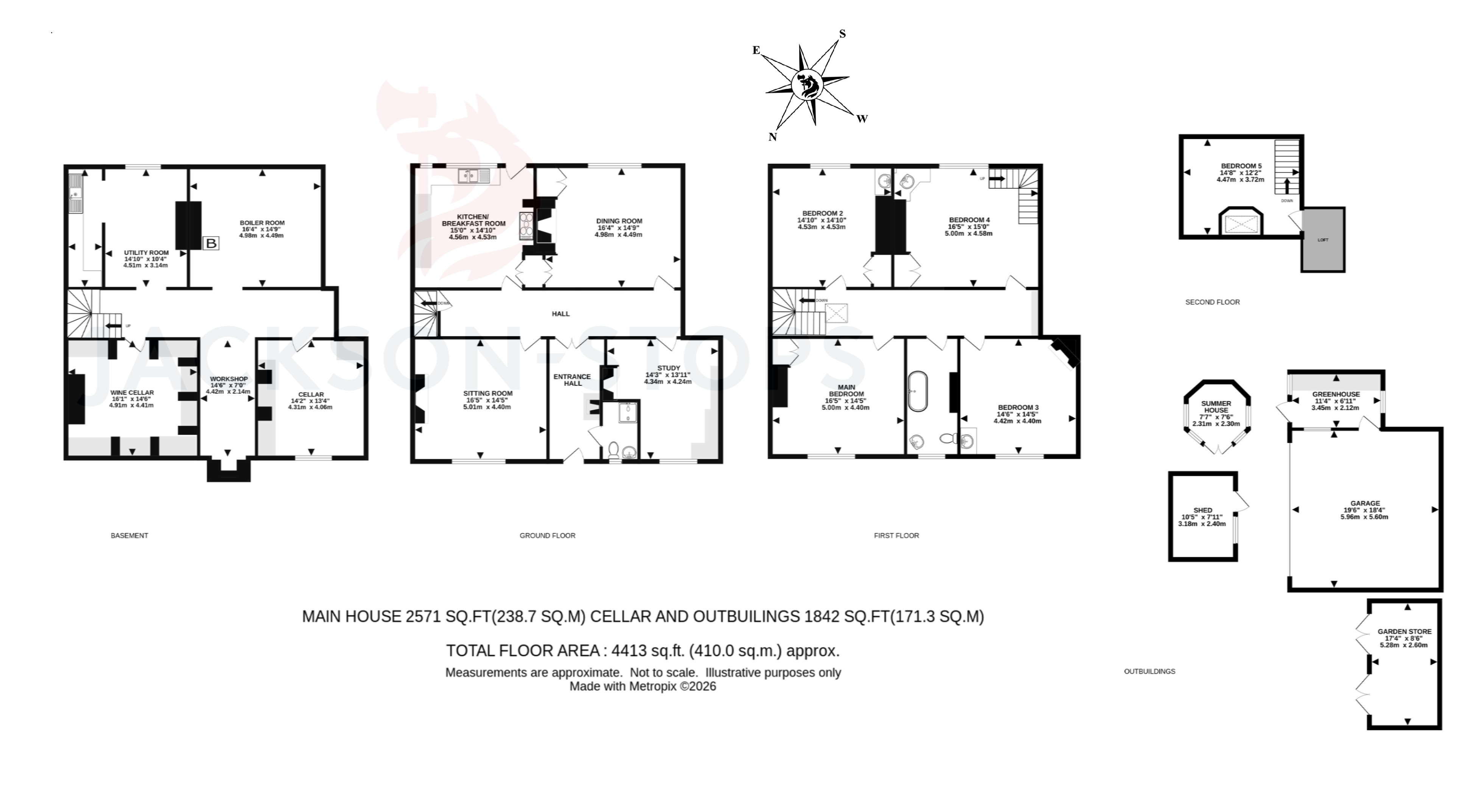 Bell House,, Ockley Road, Dorking floorplan