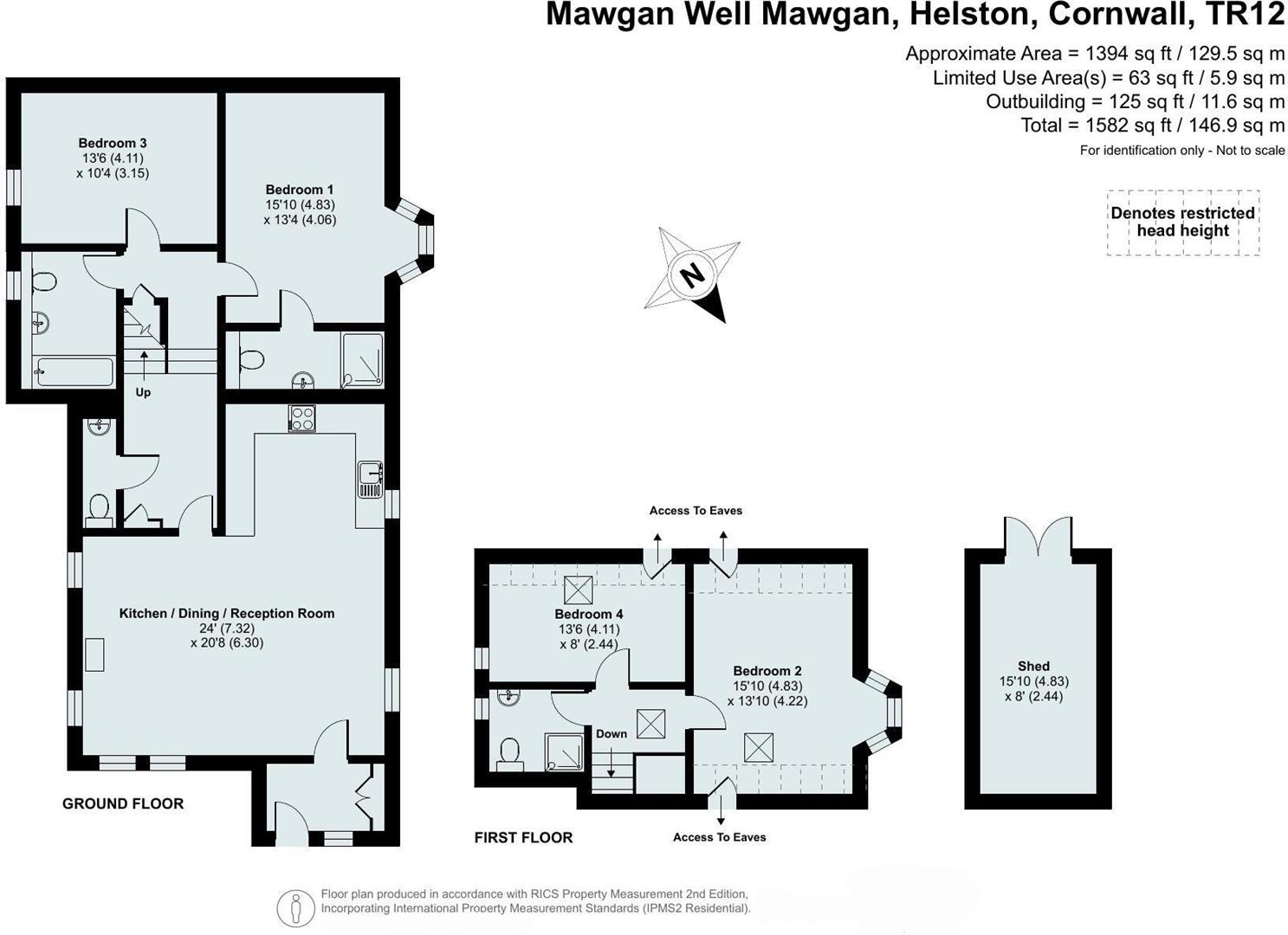 Mawgan Well, Mawgan floorplan