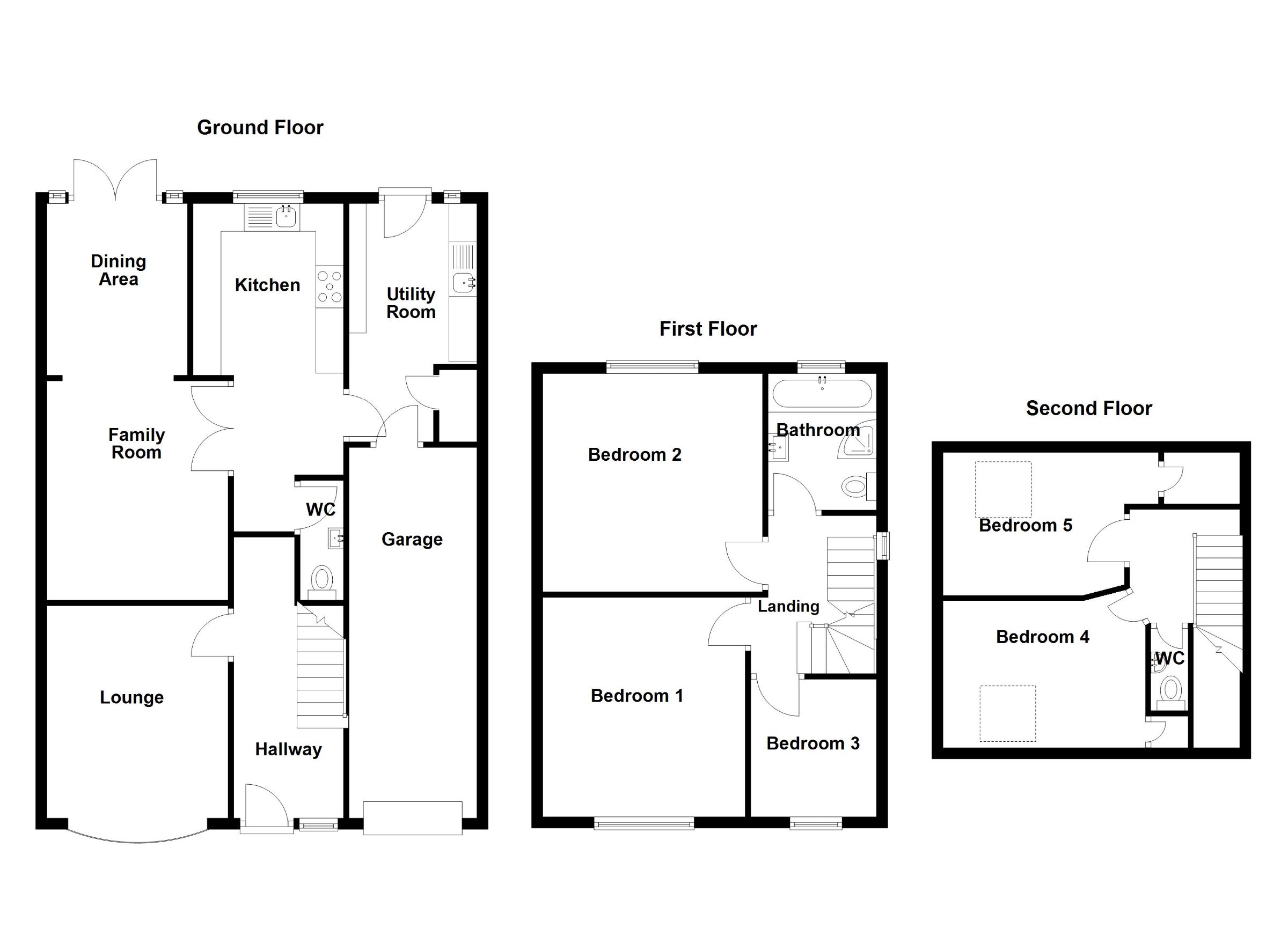 36 Victoria Parade, Morecambe floorplan