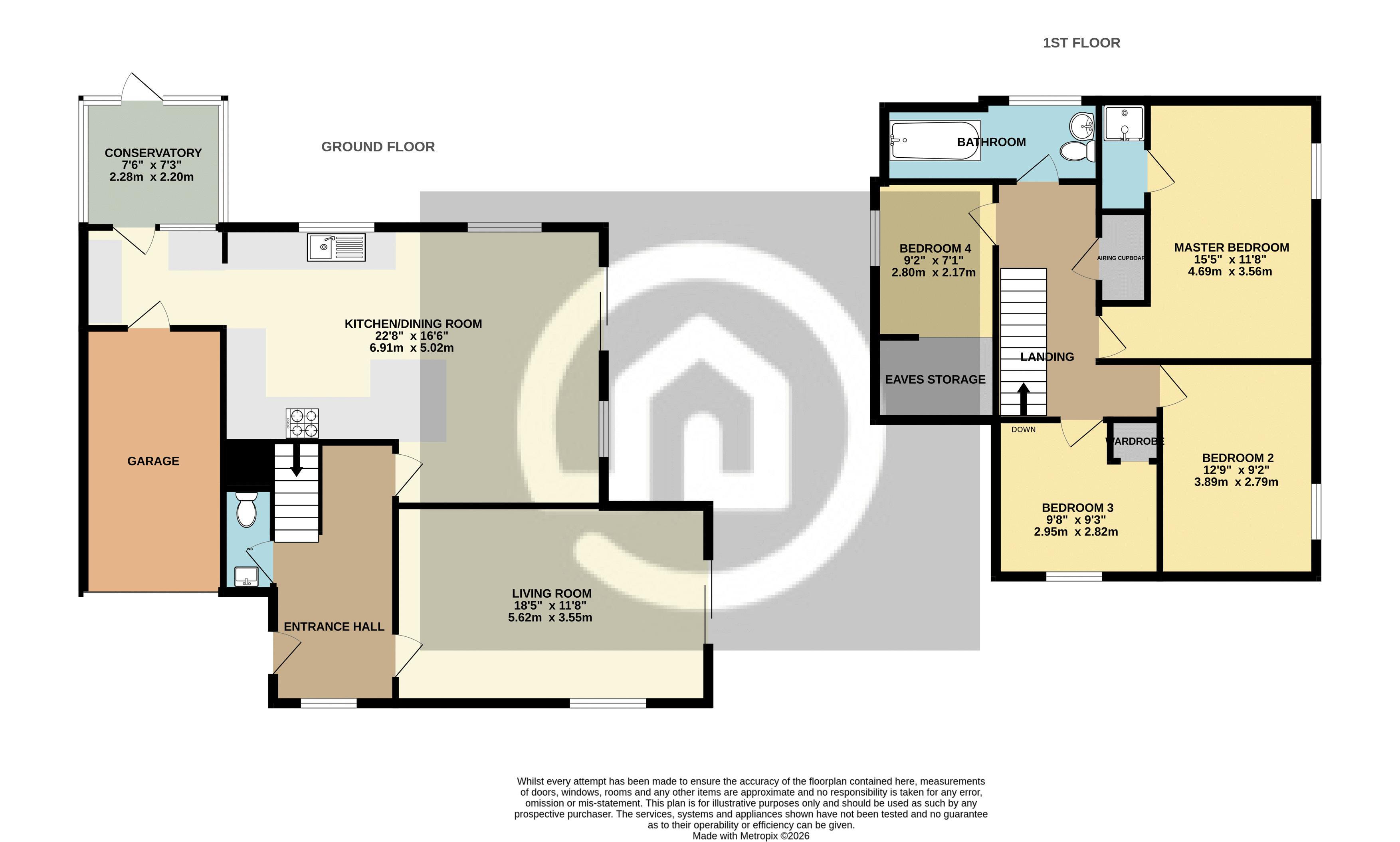 1, Test Close, Bedford floorplan