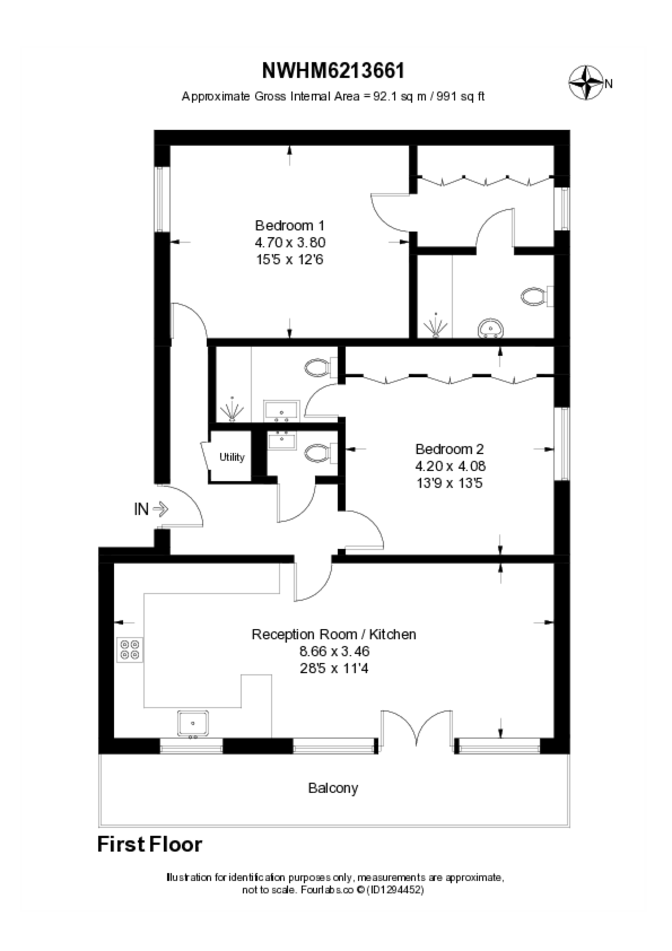 Duke Place, Wimbledon floorplan