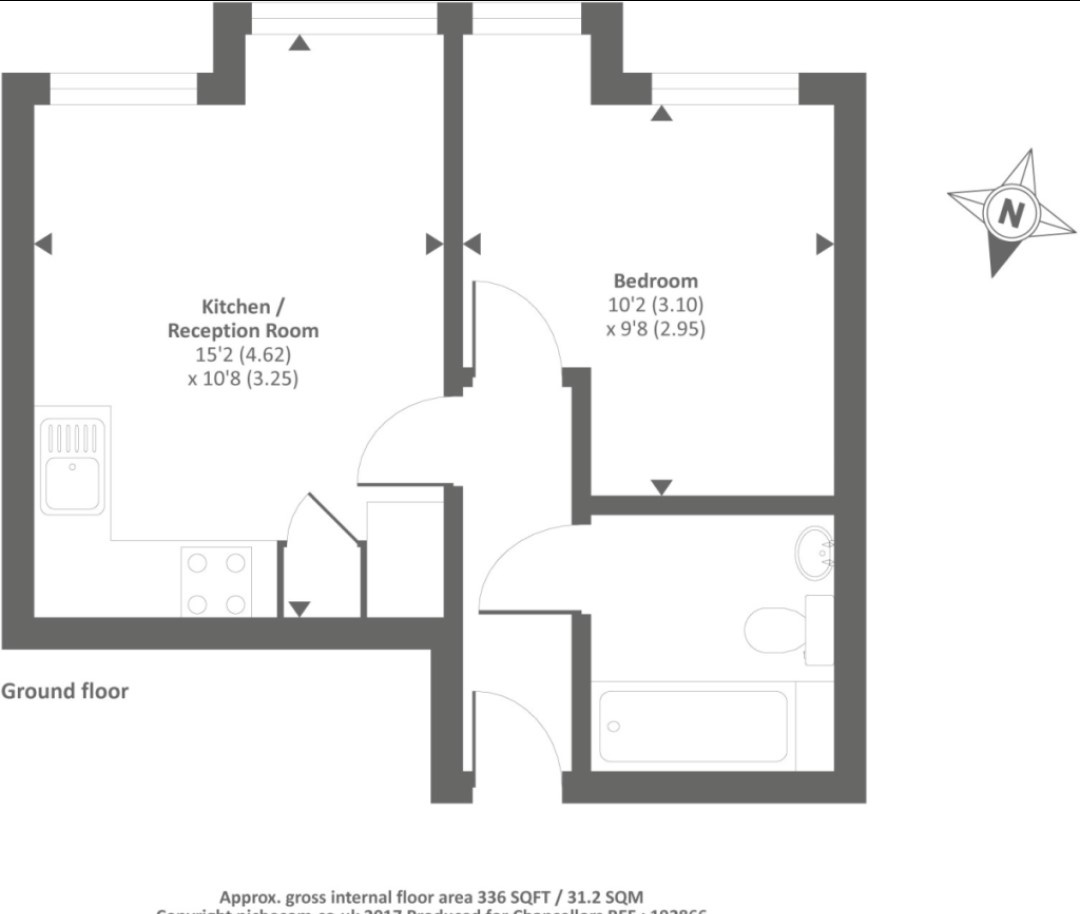 1 bed flat for sale in Adrian Close, Hemel Hempstead, Hertfordshire HP1