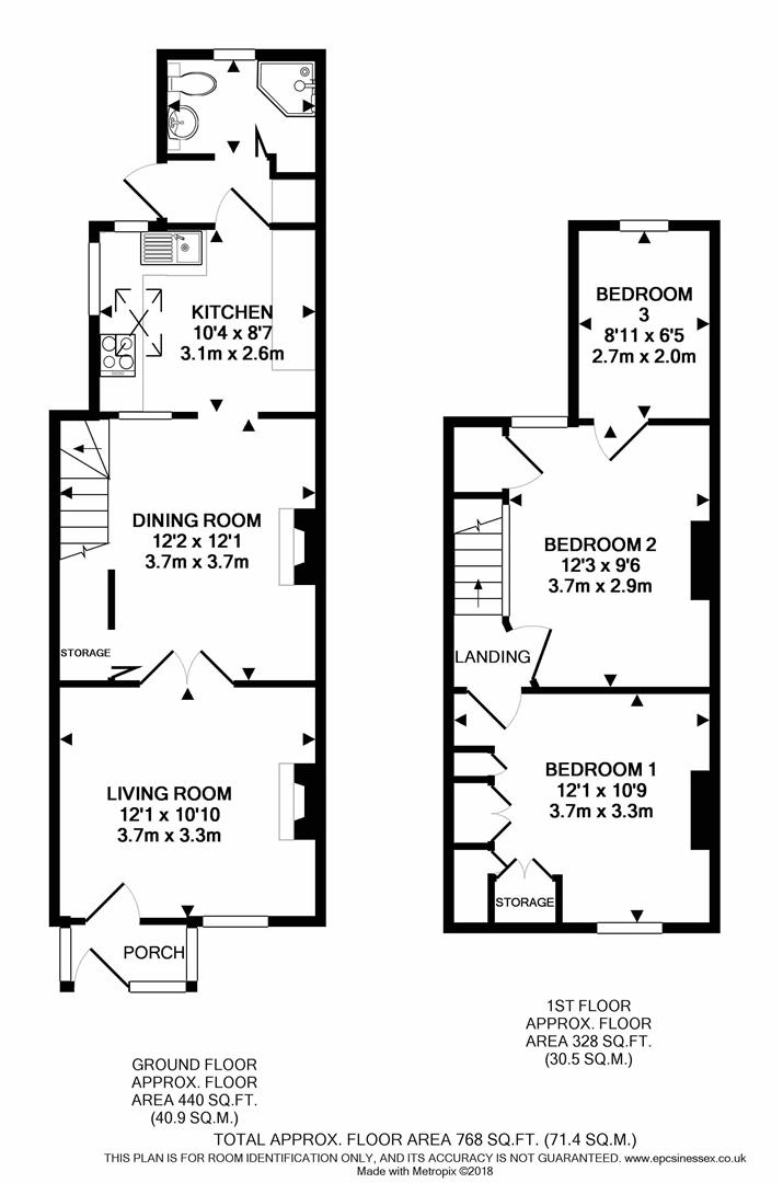 3 Bedrooms  for sale in Alfred Road, Brentwood CM14