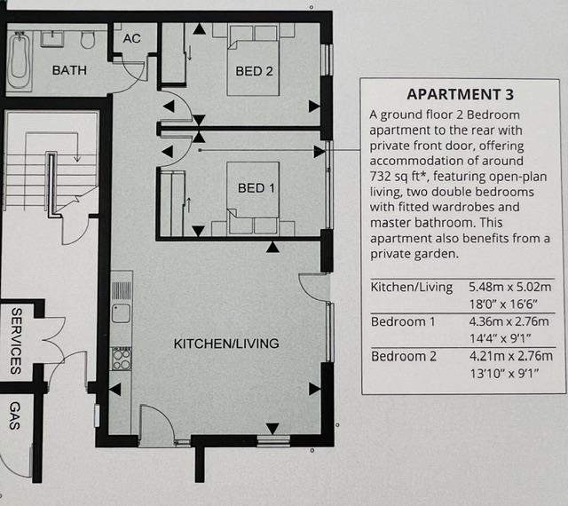 3, Teeja House, Great Shelford floorplan