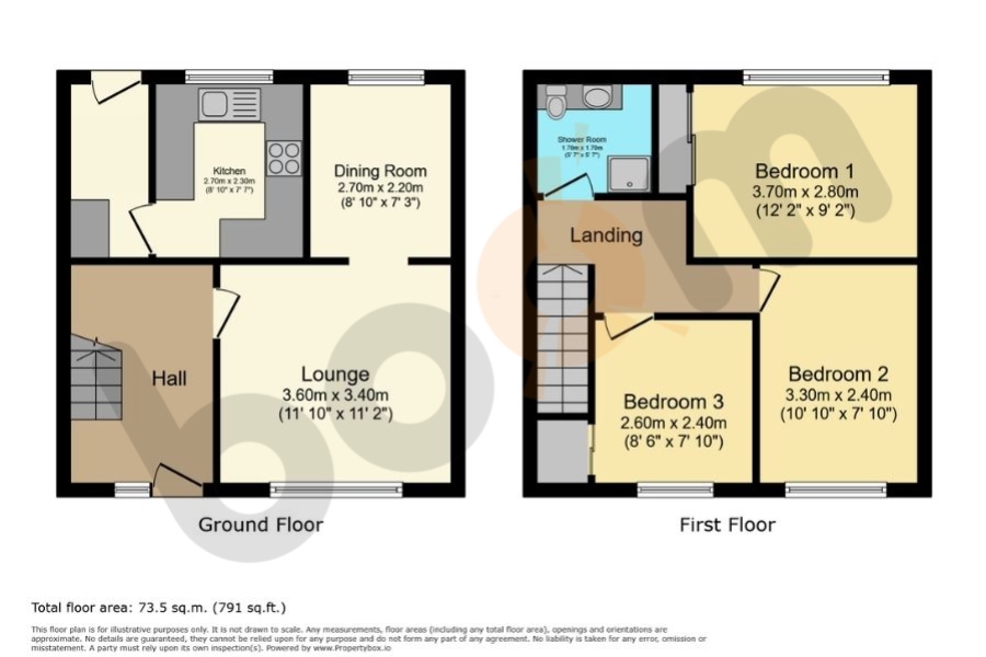 21, Knock Way, Paisley floorplan